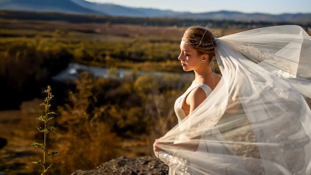 sposa in campagna